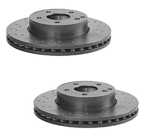 Mercedes Brakes Kit – Brembo Pads and Rotors Front (295mm) (Ceramic) 2044213612 – Brembo 3052714KIT