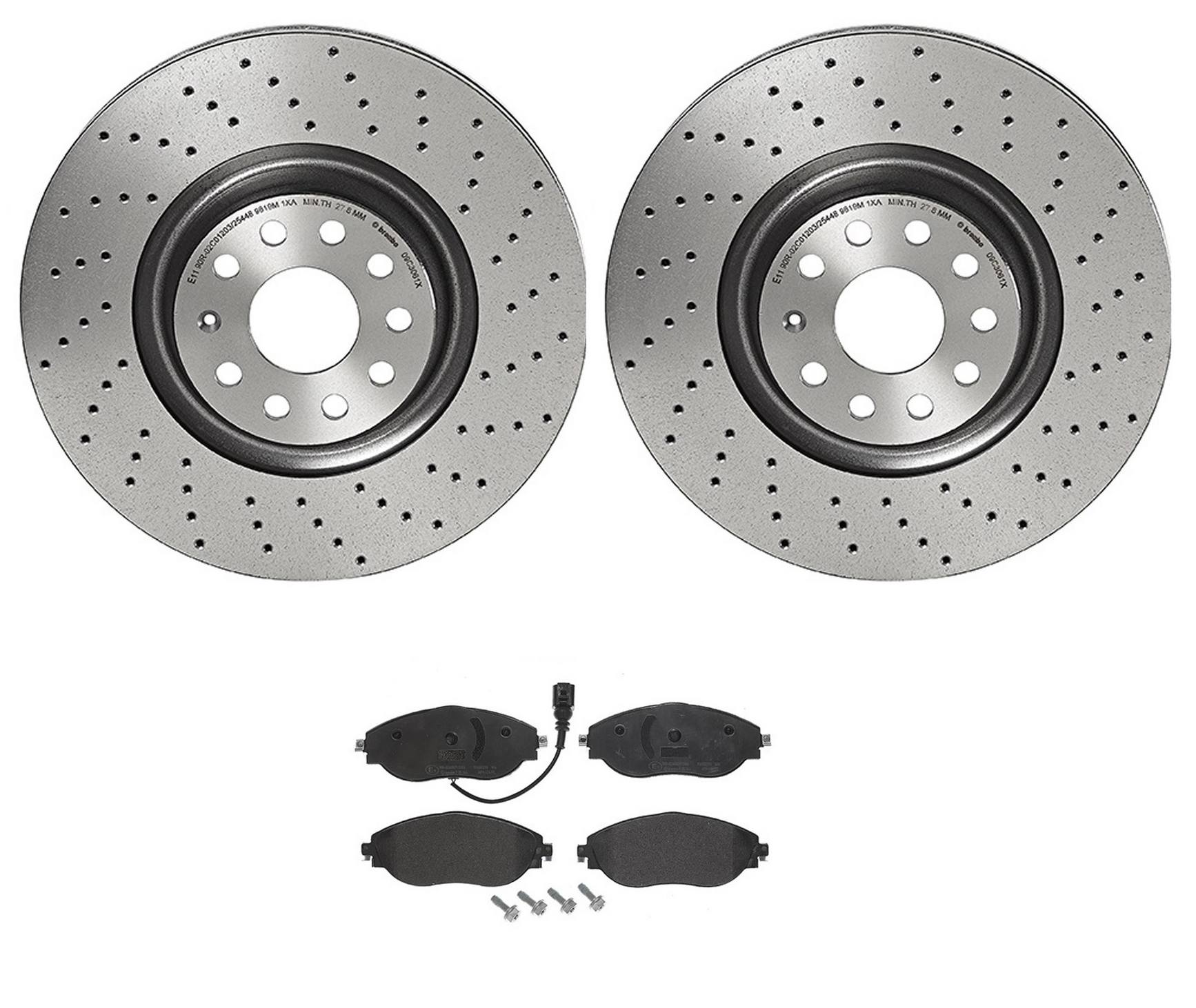 Brembo Brake Pads and Rotors Kit – Front