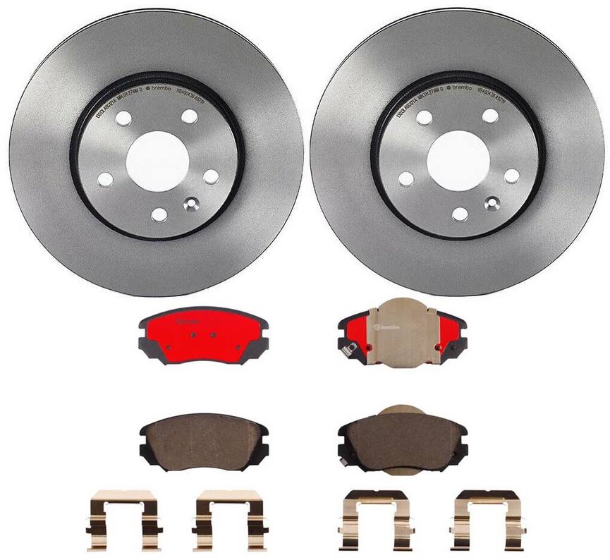 Brembo Brake Pads and Rotors Kit – Front (321mm) (Ceramic)