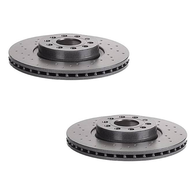 Audi Brake Kit – Pads and Rotors Front (312mm) (Ceramic) (Xtra) 8V0698151G – Brembo 4026487KIT