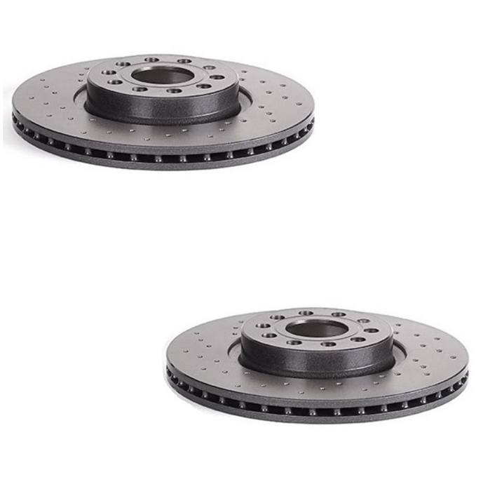 Audi VW Brakes Kit – Pads and Rotors Front (312mm) (Ceramic) 8J0698151C – Brembo 4165731KIT