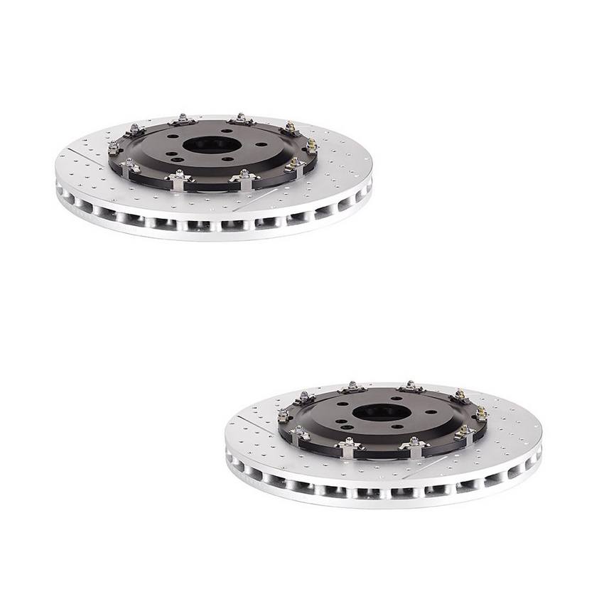 Mercedes Brakes Kit – Brembo Pads and Rotors Front (360mm) (Ceramic) 005420392041 – Brembo 4166900KIT