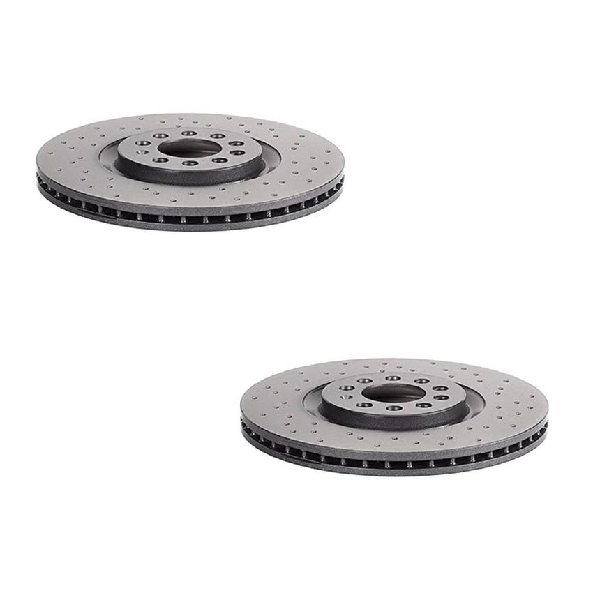 Audi VW Brakes Kit – Pads and Rotors Front (312mm) (Ceramic) 8N0615301A – Brembo 4175553KIT