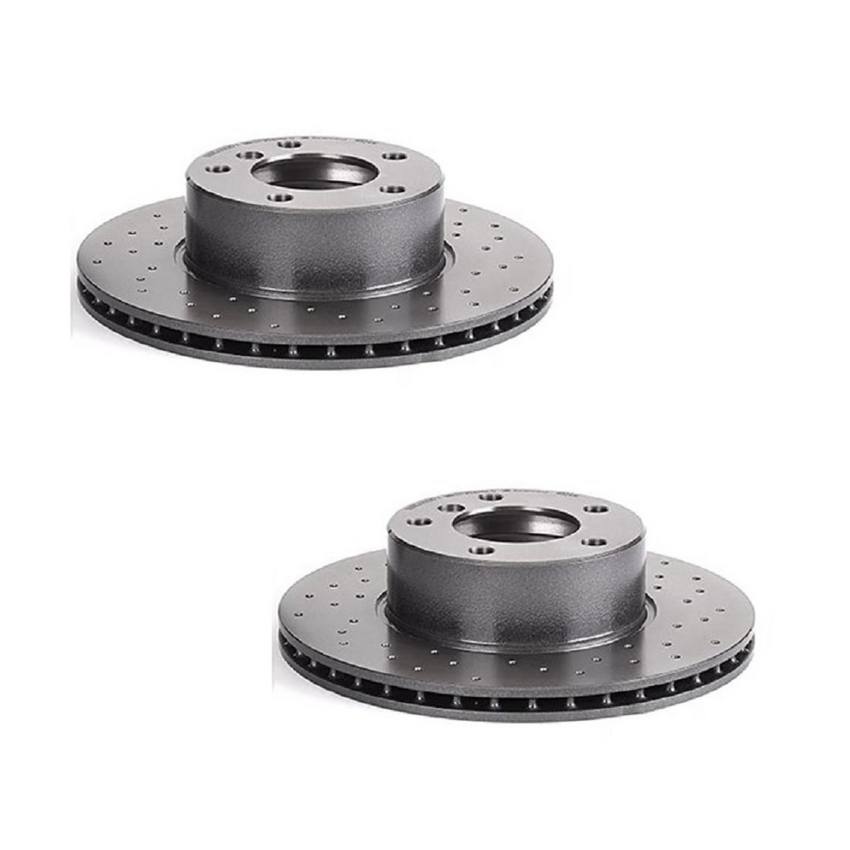 BMW Brembo Brake Kit – Pads and Rotors Front (296mm) (Xtra) (Low-Met) 34352229018 – Brembo 1564481KIT