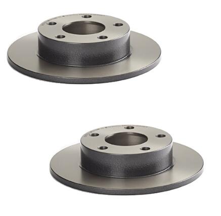 Audi Brembo Brake Kit – Pads and Rotors Rear (245mm) (Low-Met) 8D0615601A – Brembo 1535617KIT