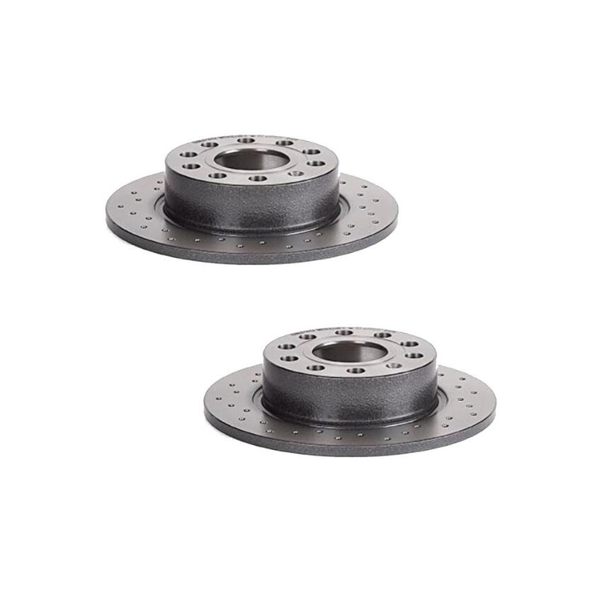 VW Brembo Brakes Kit – Pads and Rotors Rear (255mm) (Xtra) (Low-Met) 8E0698451L – Brembo 2859103KIT