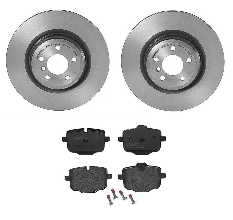 BMW Disc Brake Pad and Rotor Kit – Rear (370mm) (Low-Met) 34216775291