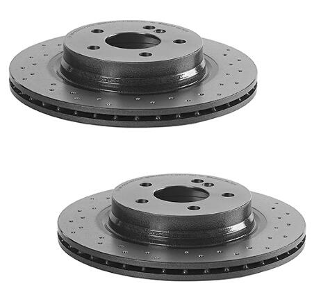 Brembo Brakes Kit – Pads and Rotors Rear (300mm) (Xtra) (Low-Met)