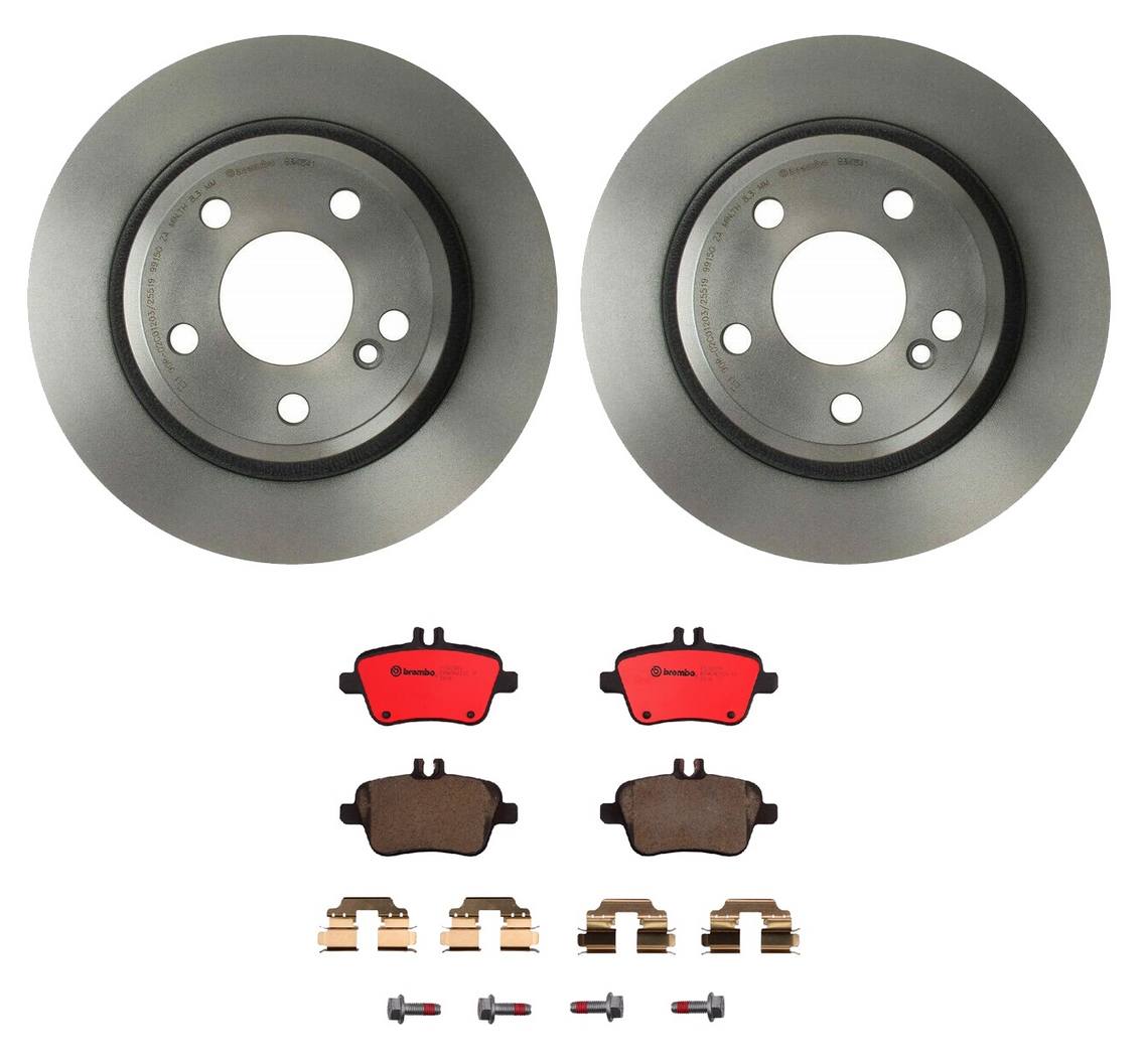 Mercedes-Benz Disc Brake Pad and Rotor Kit – Rear (295mm) (Ceramic) 2464230112