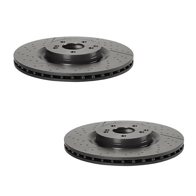 Mercedes Brembo Brakes Kit – Pads and Rotors Rear (360mm) (Low-Met) 1695401617 – Brembo 4194960KIT