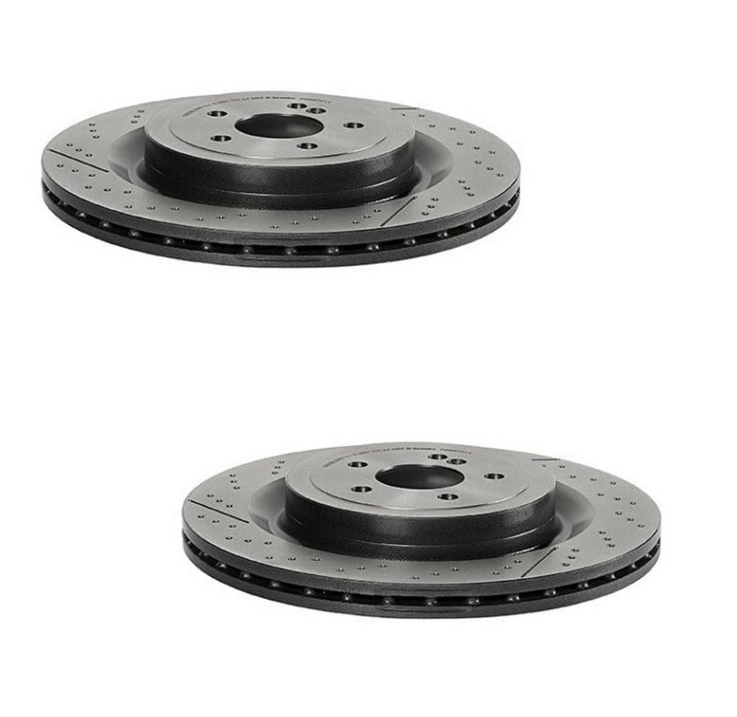 Mercedes Brembo Brakes Kit – Pads and Rotors Rear (360mm) (Low-Met) 2314230212 – Brembo 4198192KIT