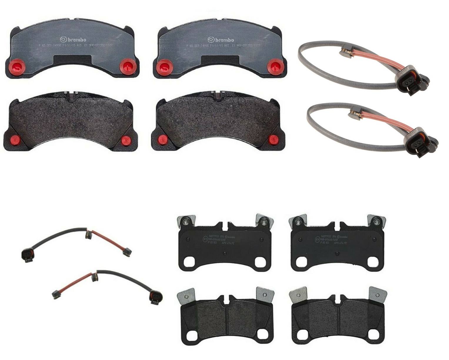 Porsche Disc Brake Pad Kit – Front and Rear (Low-Met) 7P0698151C