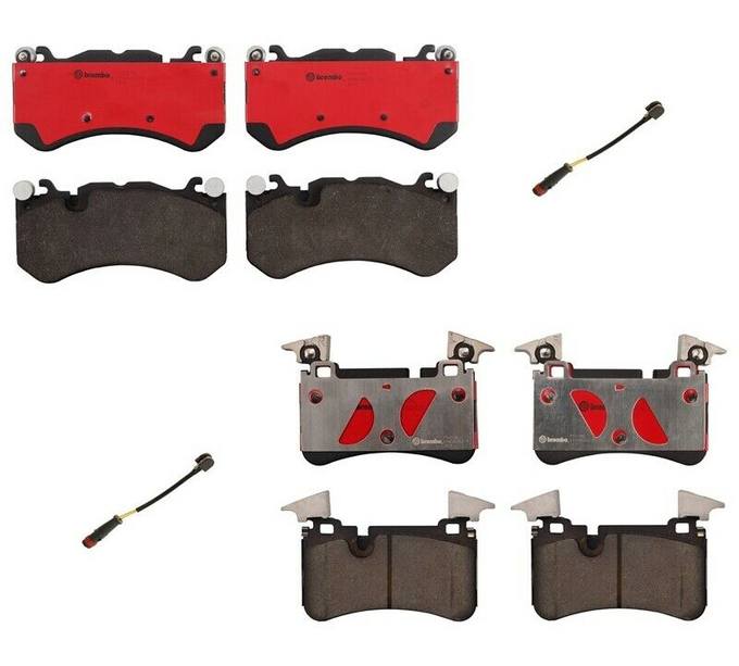 Mercedes-Benz Disc Brake Pad Set Kit – Front and Rear (Ceramic) 4G0698151J