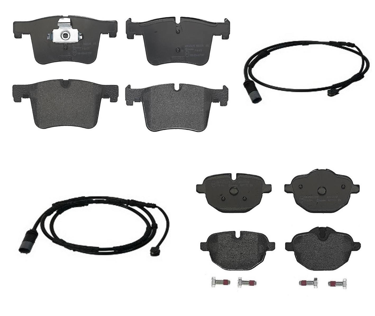 Brembo Disc Brake Pads Kit – Front and Rear