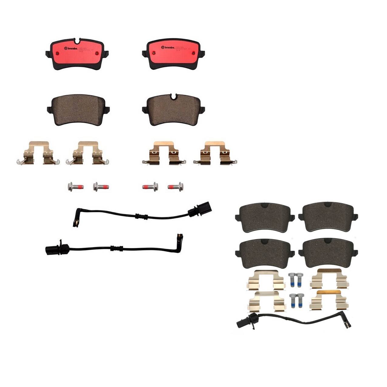 Audi Disc Brake Pad Kit – Front and Rear (Ceramic) 8R0698151S