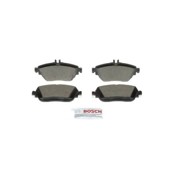 Mercedes-Benz Disc Brake Pad and Rotor Kit – Front (320mm) (Drilled) (Ceramic) – Bosch QuietCast 2464212712