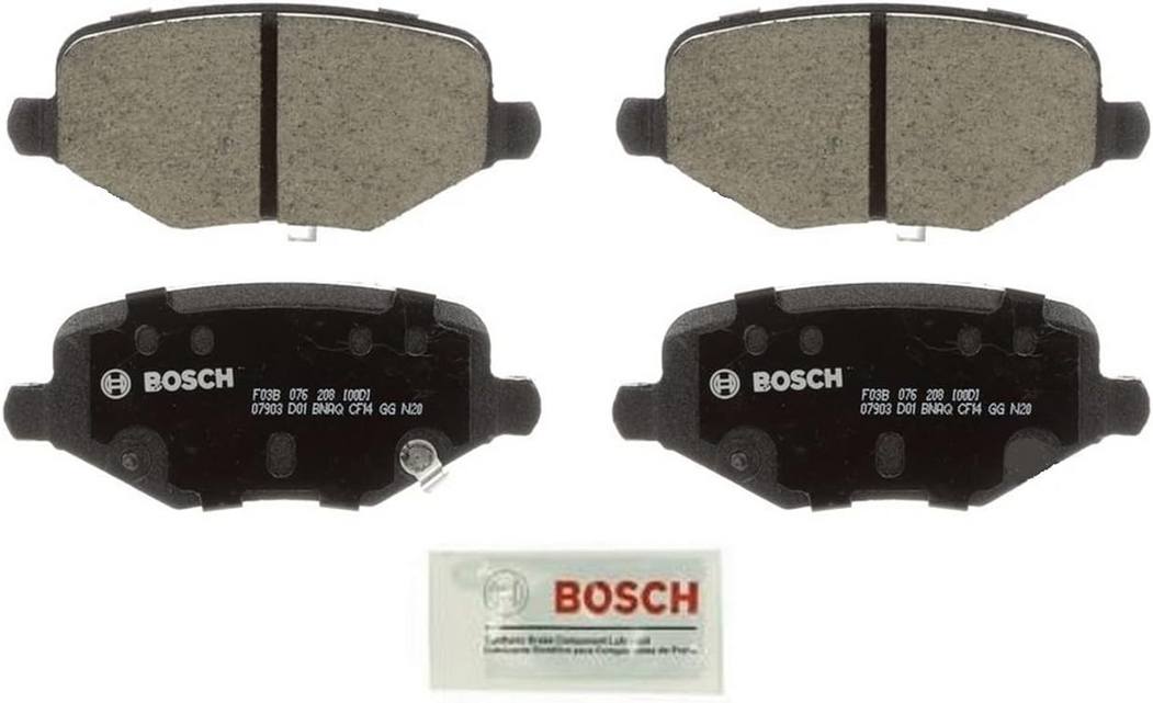 Volkswagen Disc Brake Pad and Rotor Kit – Front and Rear (302mm/305mm) (Ceramic) – Bosch QuietCast K04721995AB