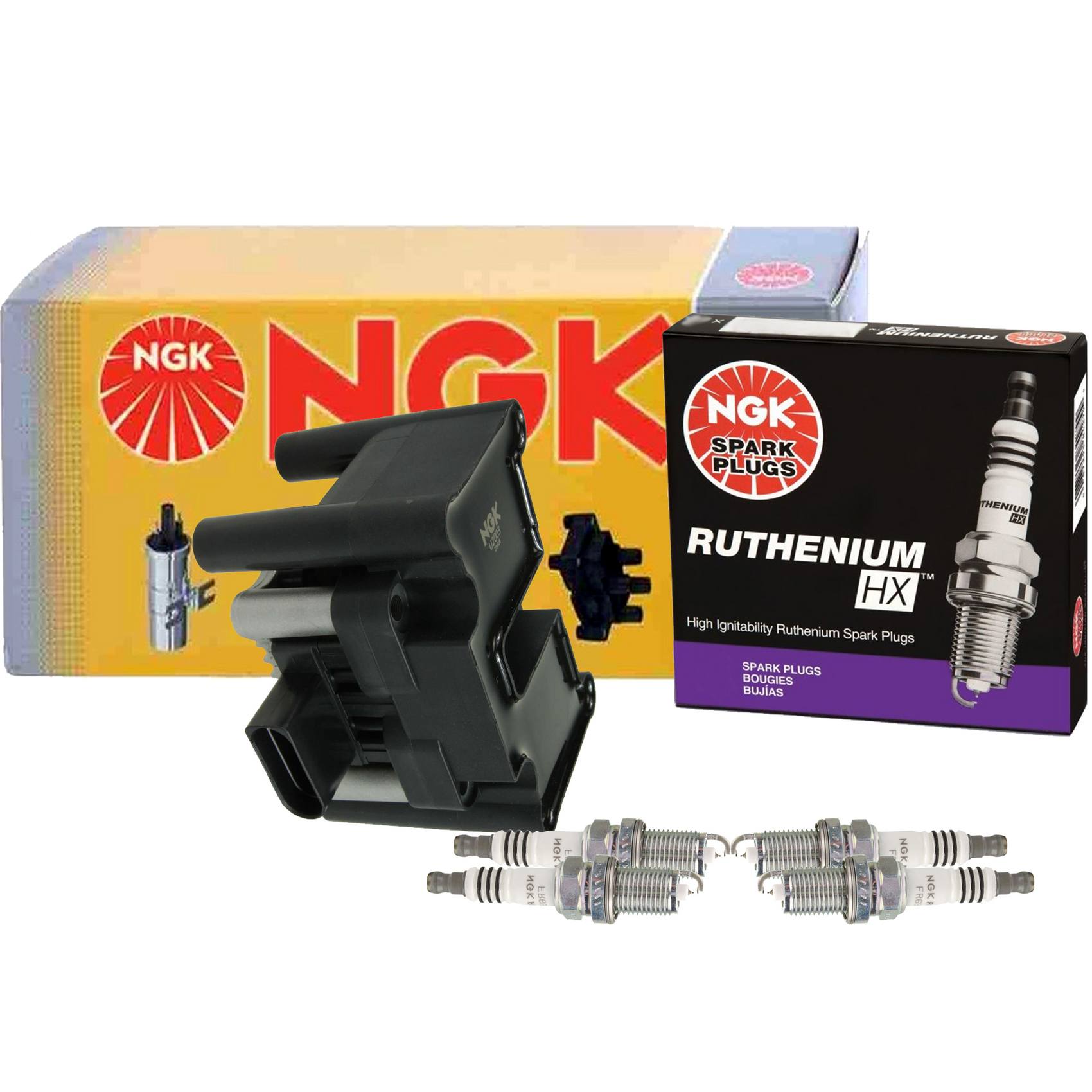 NGK Ignition Coil Kit (Ruthenium HX)