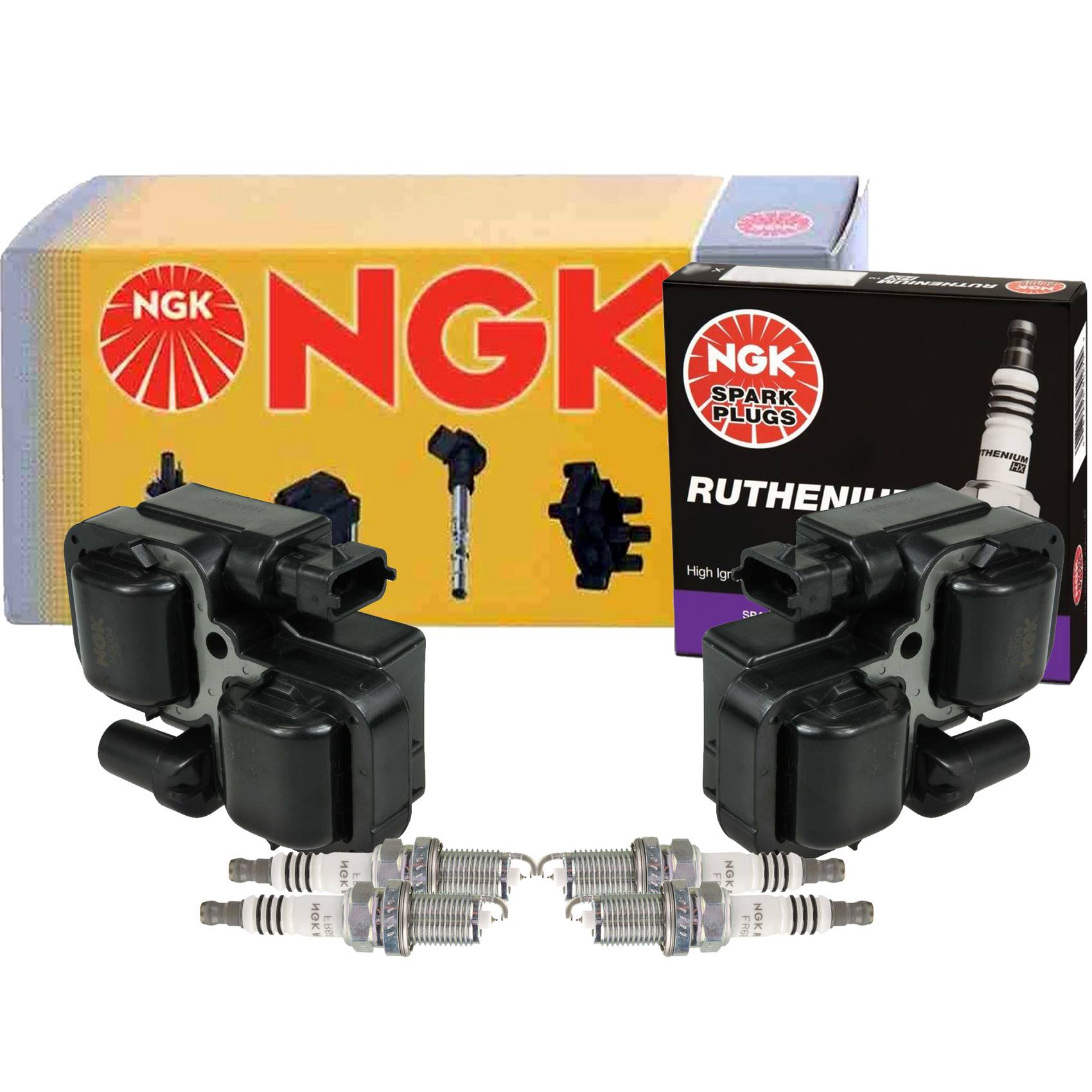 NGK Ignition Coil Kit (Ruthenium HX)