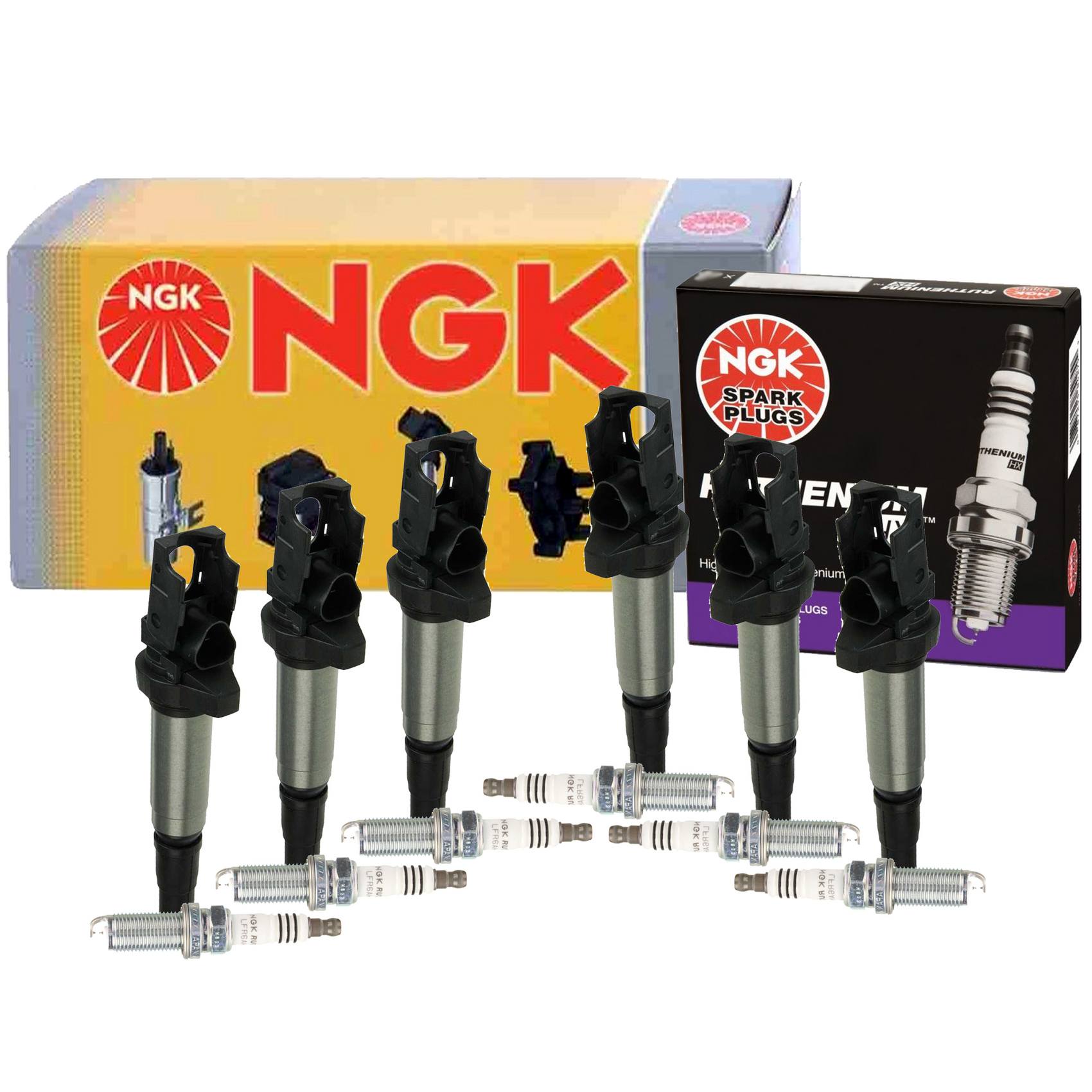 NGK Ignition Coil Kit (Ruthenium HX)