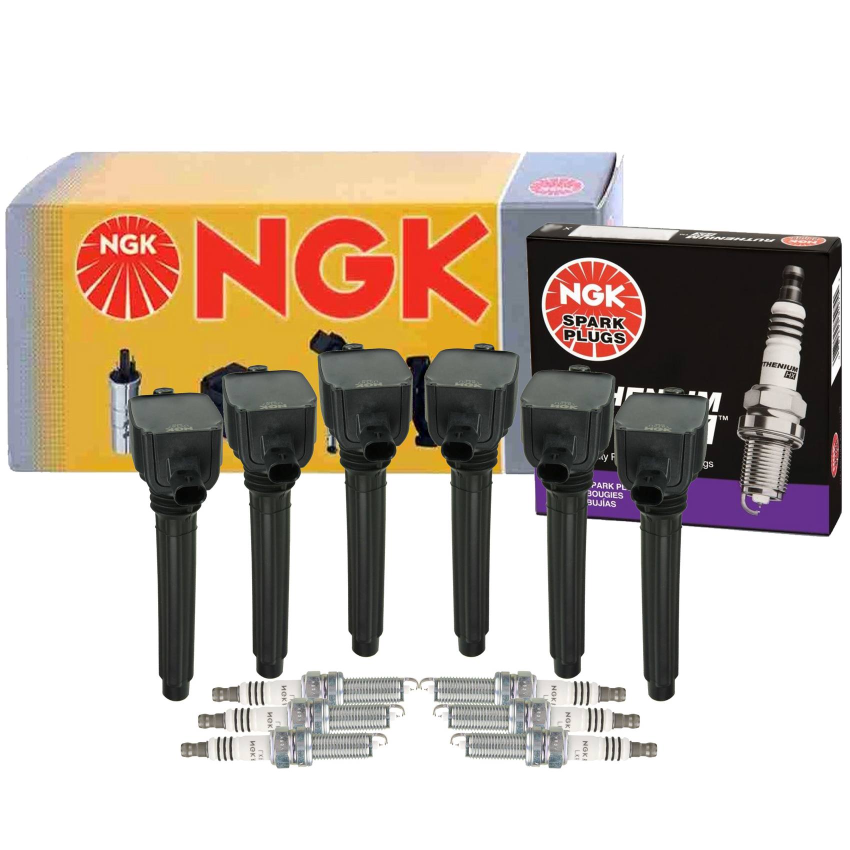 NGK Ignition Coil Kit (Ruthenium HX)