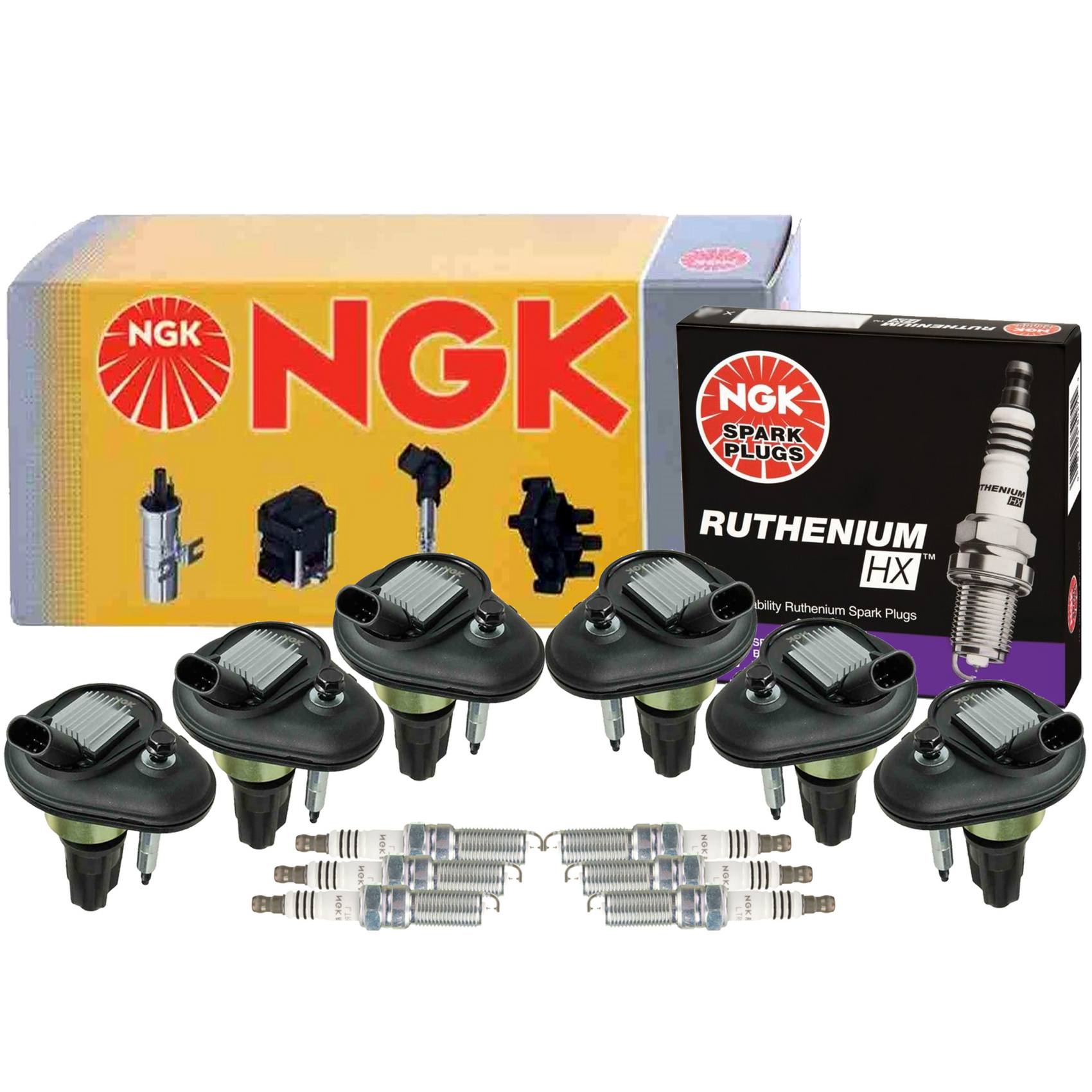 NGK Ignition Coil Kit (Ruthenium HX)