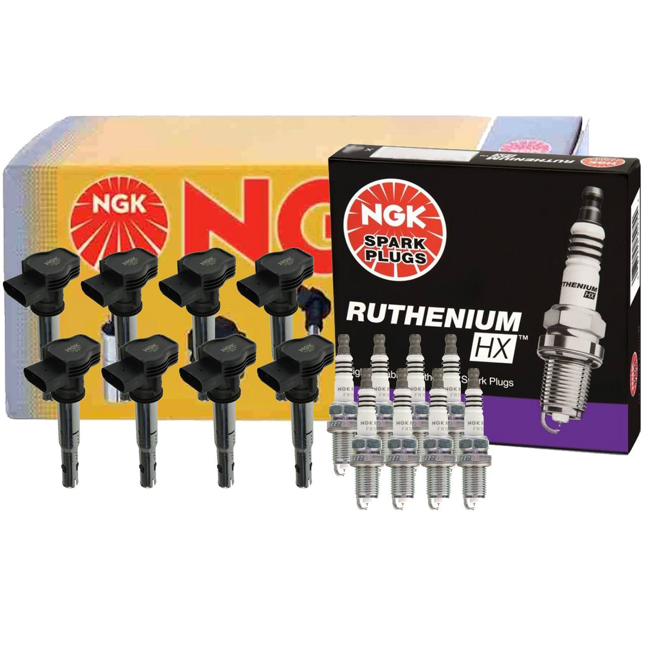 NGK Ignition Coil Kit (Ruthenium HX)