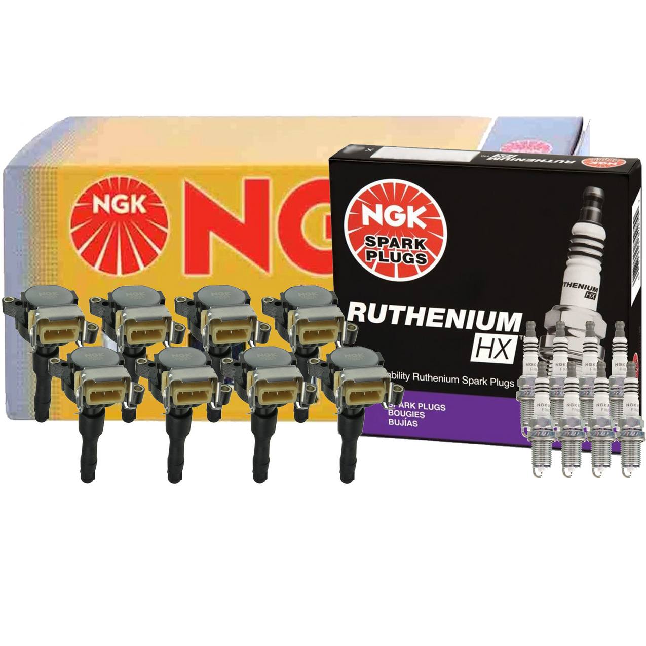 NGK Ignition Coil Kit (Ruthenium HX)