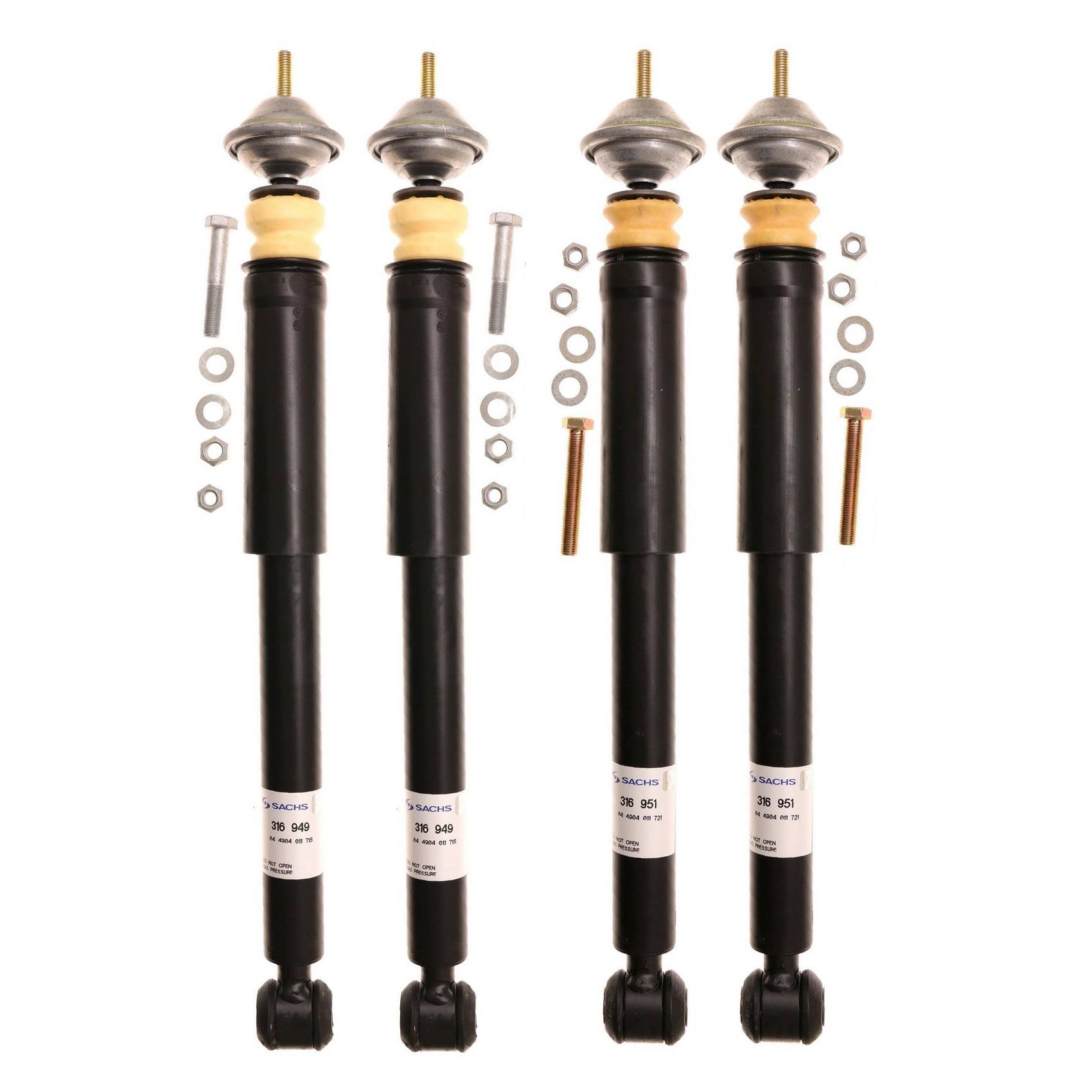 Shock Absorber Kit – Front and Rear (with Standard Suspension)