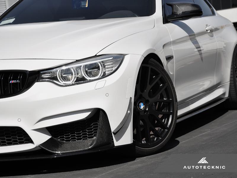 AutoTecknic F8X M3 / M4 - Carbon Fiber Front Bumper Canards