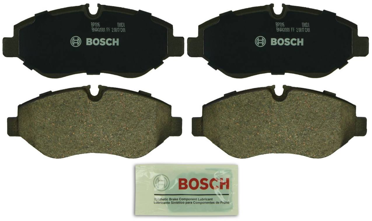 Mercedes-Benz Disc Brake Pad and Rotor Kit – Front (300mm) (Semi-Metallic) – Bosch QuietCast 9064210212