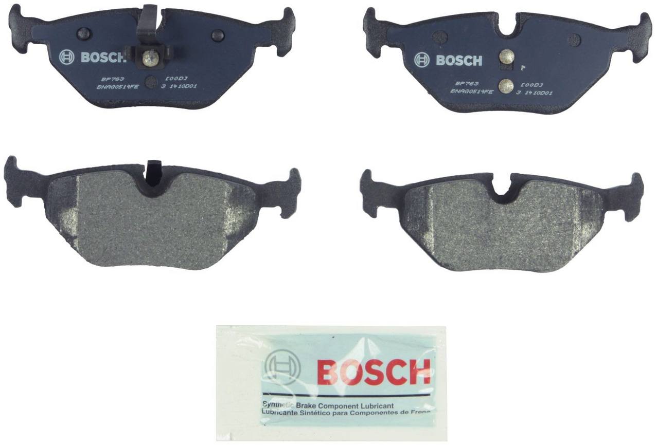 BMW SAAB Disc Brake Pad Set – Rear 5058110 – Bosch QuietCast BP763