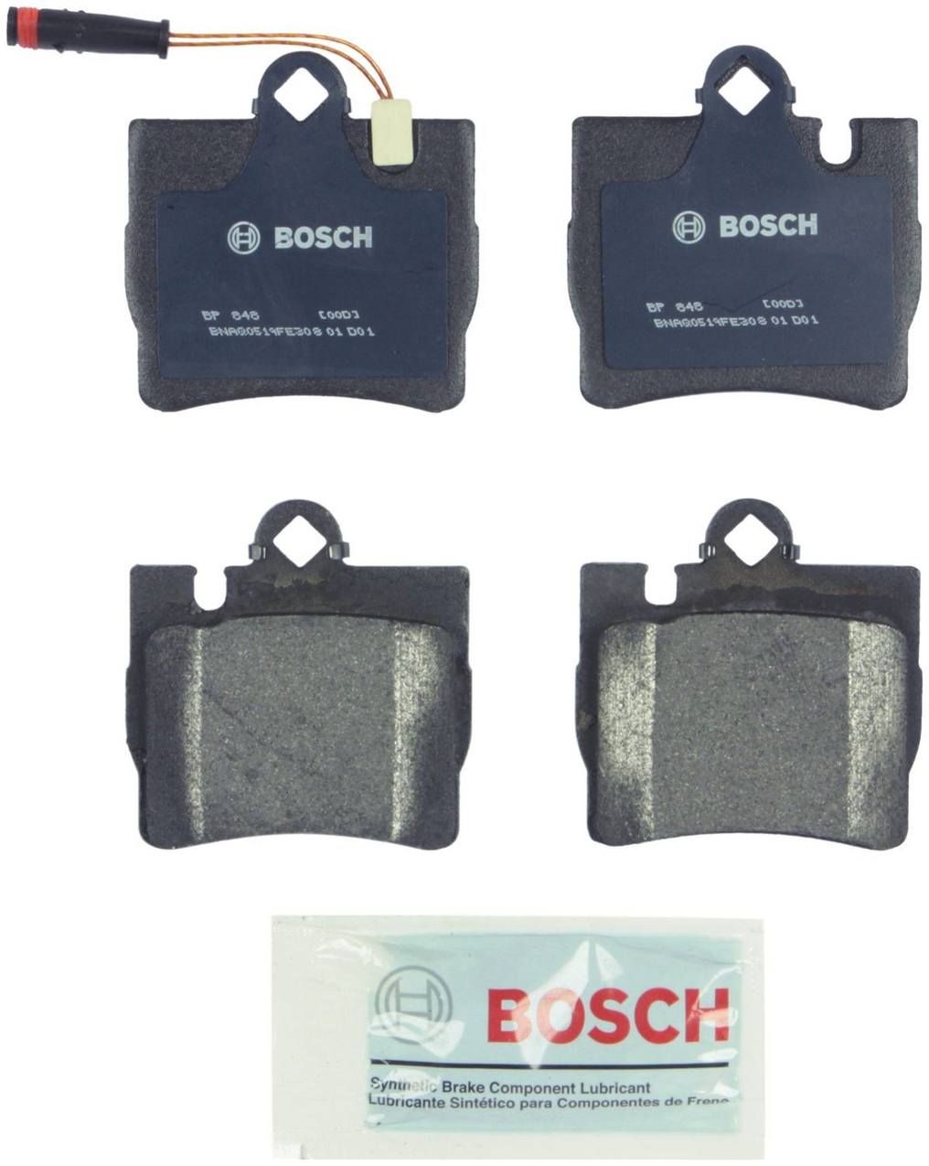 Mercedes-Benz Disc Brake Pad Set (Rear) Bosch BP848