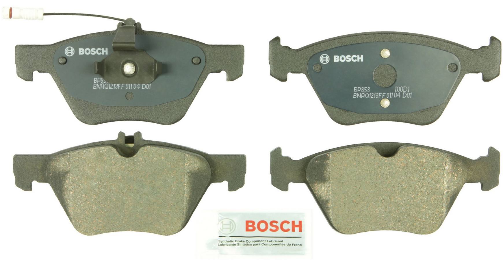 Saab Disc Brake Pad Set – Front – Bosch 0044200720