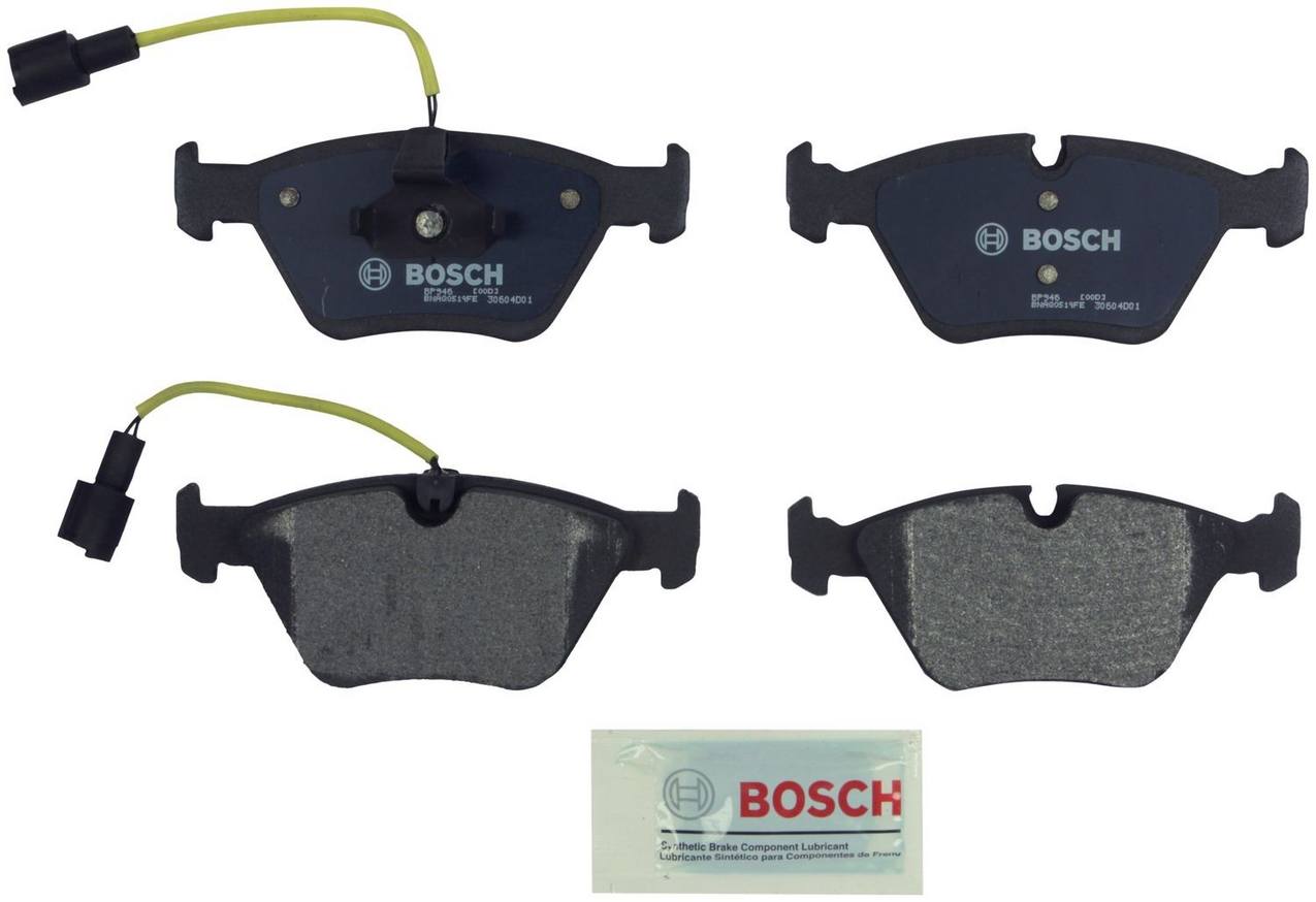 BMW Disc Brake Pad and Rotor Kit – Front (325mm) (Semi-Metallic) – Bosch QuietCast 34116864047