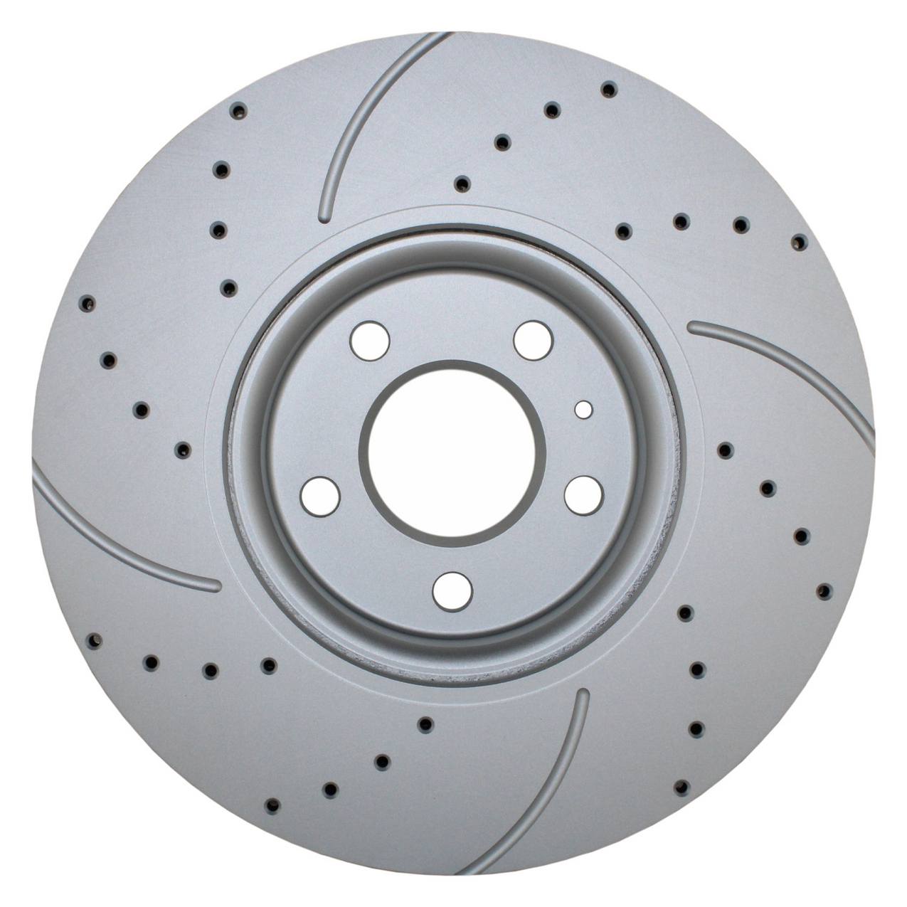 Audi Disc Brake Rotor – Front (320mm) (Drilled/Slotted) 8R0615301