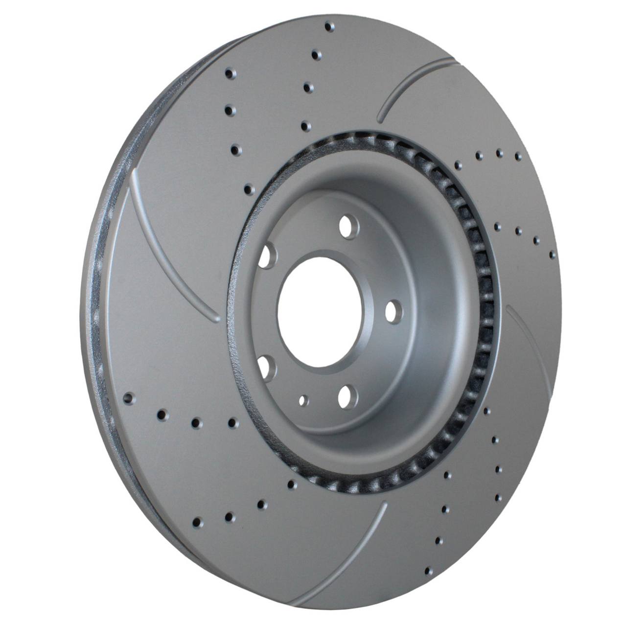 Audi Disc Brake Rotor – Front (338mm) (Drilled/Slotted) 80A615301A