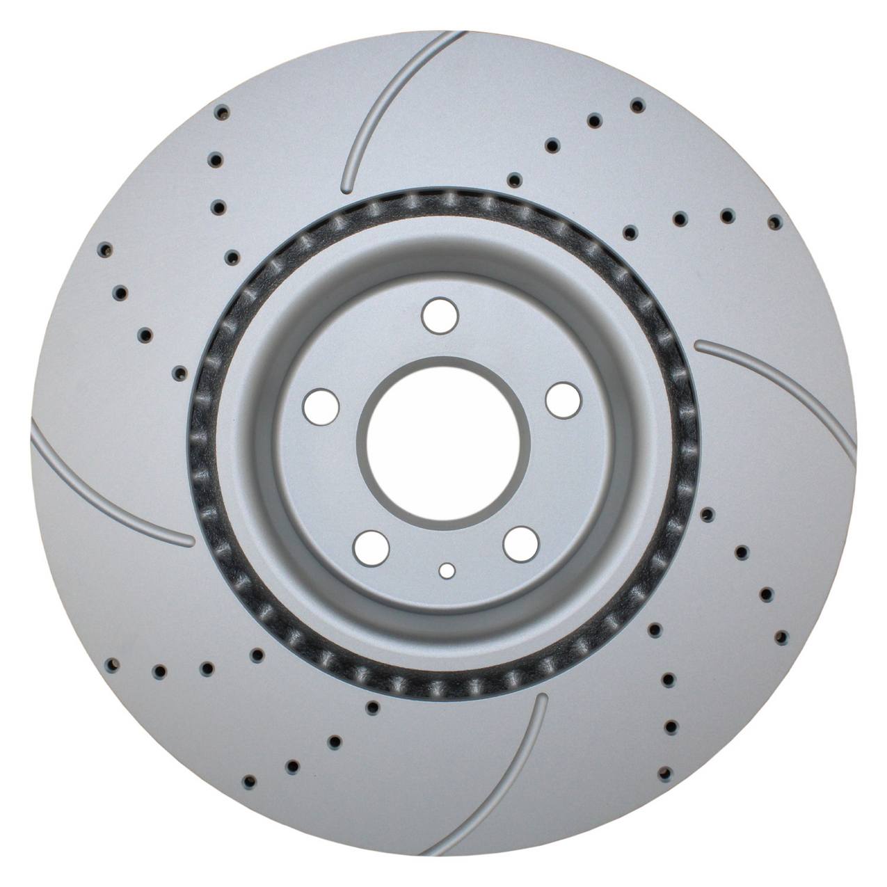 Audi Disc Brake Rotor – Front (338mm) (Drilled/Slotted) 80A615301A