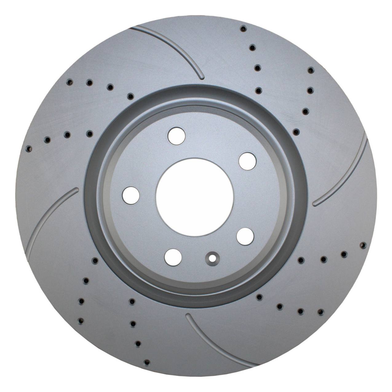 Audi Disc Brake Rotor – Front (338mm) (Drilled/Slotted) 80A615301A