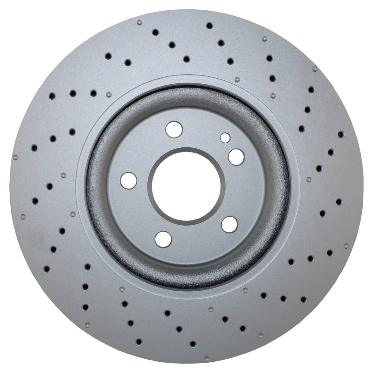 Mercedes-Benz Disc Brake Pad and Rotor Kit – Front (320mm) (Drilled) (Ceramic) – Bosch QuietCast 2464212712