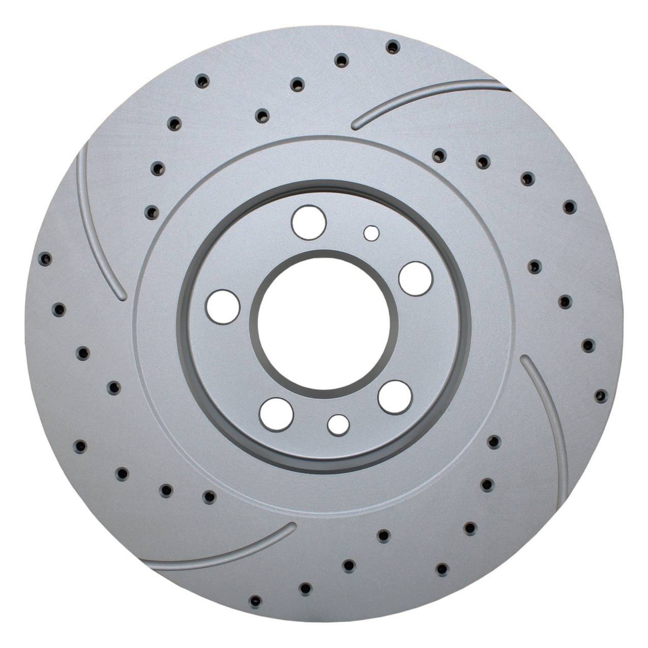 Volkswagen Disc Brake Pad and Rotor Kit – Front (280mm) (Drilled) (Ceramic) – Akebono EURO 1J0615301P