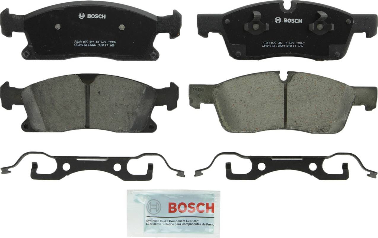 Mercedes-Benz Disc Brake Pad and Rotor Kit – Front (330mm) (Ceramic) – Bosch QuietCast 1664211300