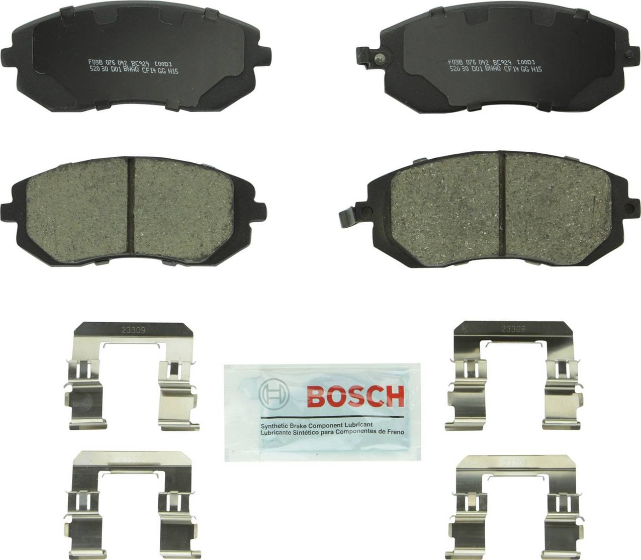 Disc Brake Pad Set – Front (Ceramic) (QuietCast)