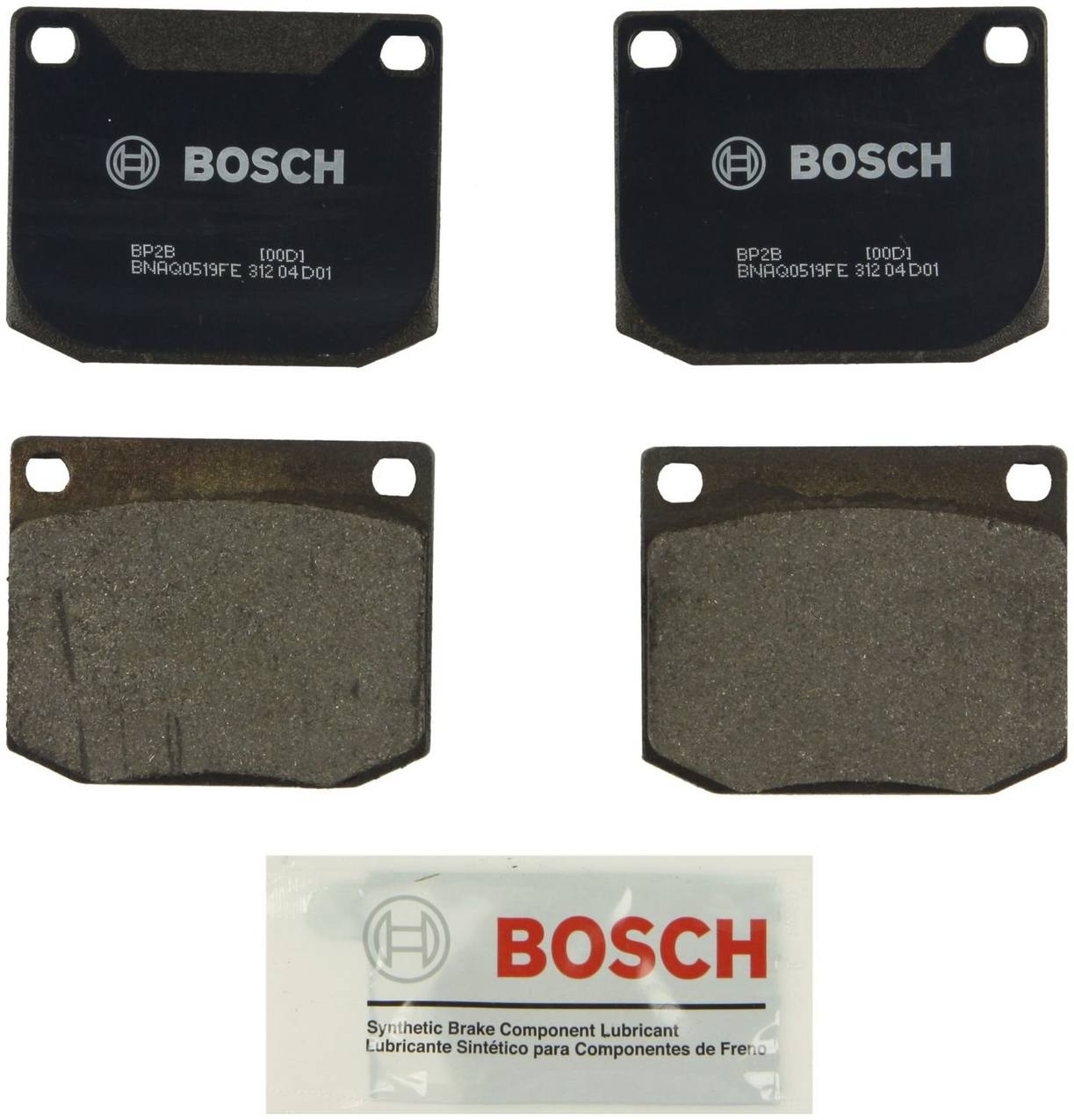 Disc Brake Pad Set – Front (Semi-Metallic) (QuietCast)