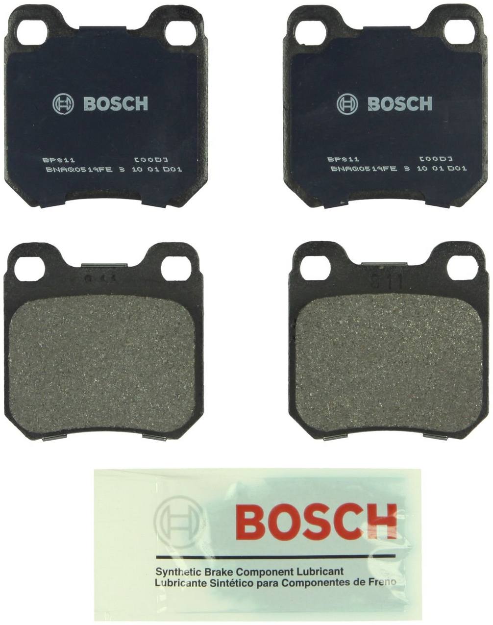 Disc Brake Pad Set – Rear (Semi-Metallic) (QuietCast)