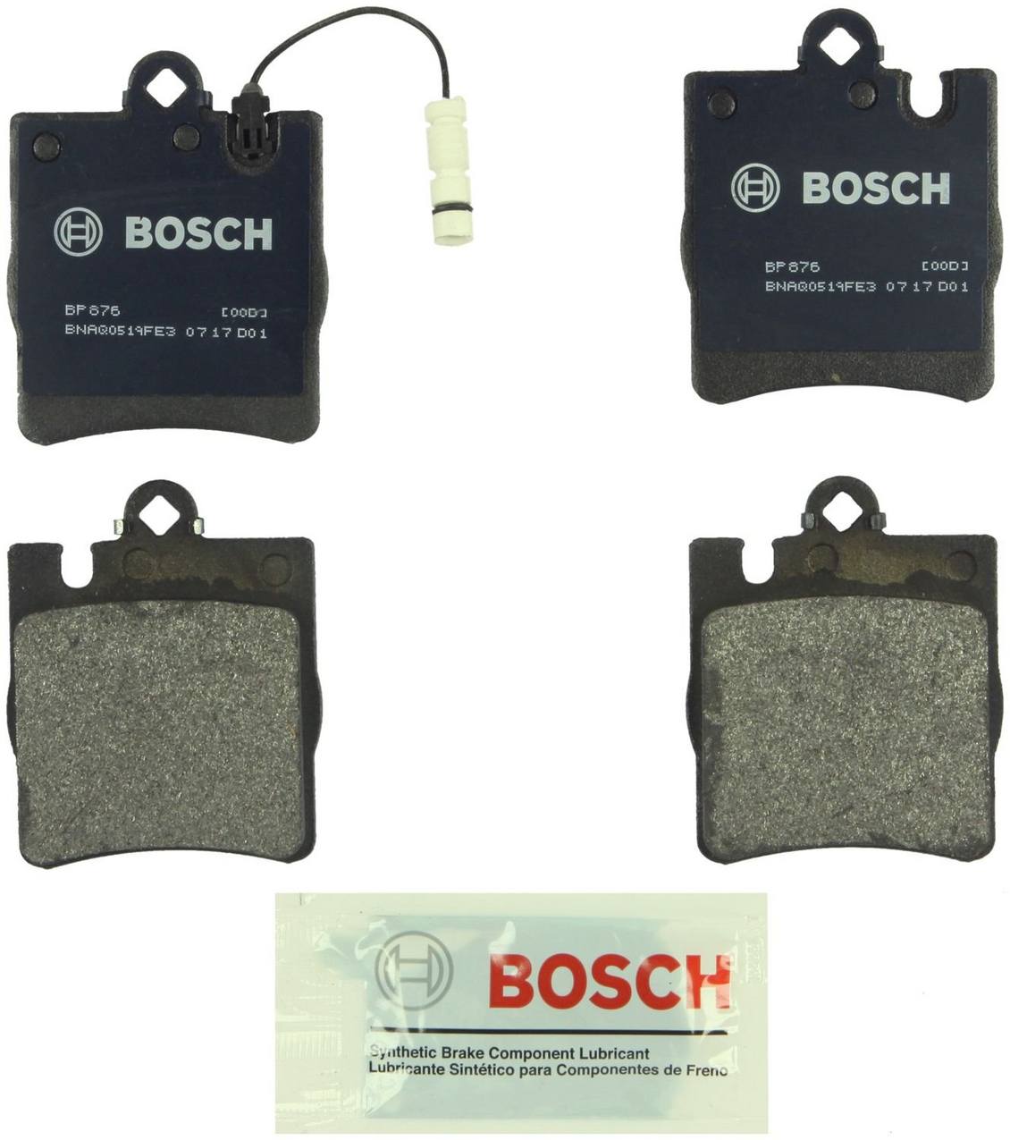 Disc Brake Pad Set – Rear (Semi-Metallic) (QuietCast)