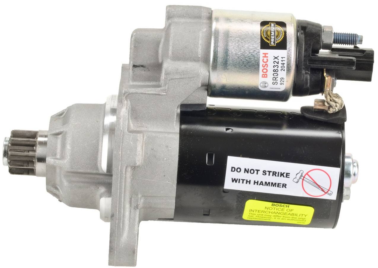 VW Starter Motor (Rebuilt) 02M911023GX – Bosch SR0832X