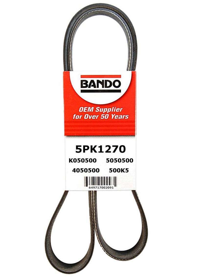 Fiat Porsche Serpentine Belt 5PK1270 – Bando