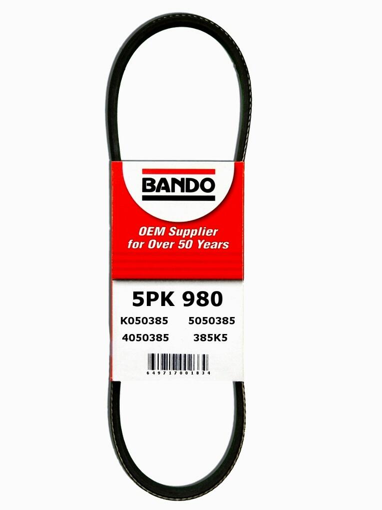 BMW Jaguar Serpentine Belt 5PK980 – Bando