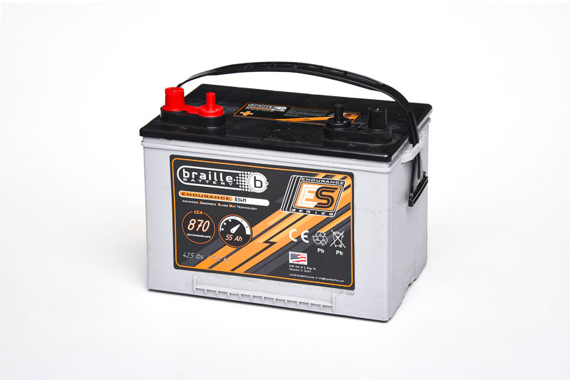 Braille Battery 34M Marine Endurance AGM Battery 870 CCA - B34M